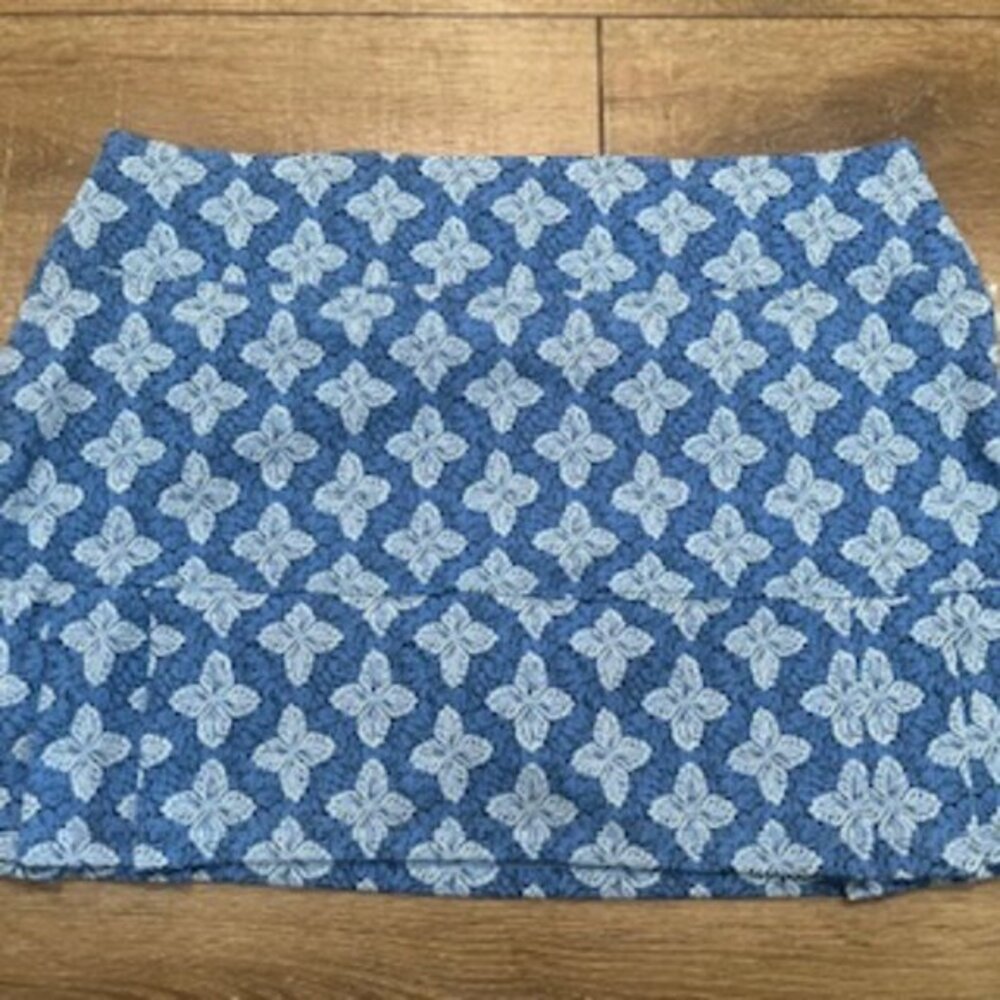 NEW Sigrid Olsen Golf & Tennis Skirt Women’s Sz XL Blue Pleats Skort NWT - Picture 11 of 14
